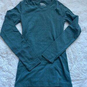 Eddie Bauer Teal Long Sleeve Top
